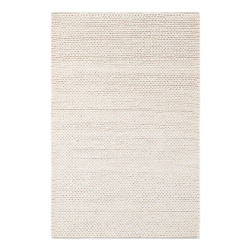 Yanellie Hand Loomed Wool Dhurrie Rug , Rectangle 4'1" x 6'1"