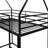House Bunk Bed For - Twin Over Twin, Black Metal With Slide & Look Black, Quality-646324366