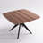 45.3" W 4-Person Square Solid and Manufactured Wood Dining Table with Metal Legs-1076351915-1097929317
