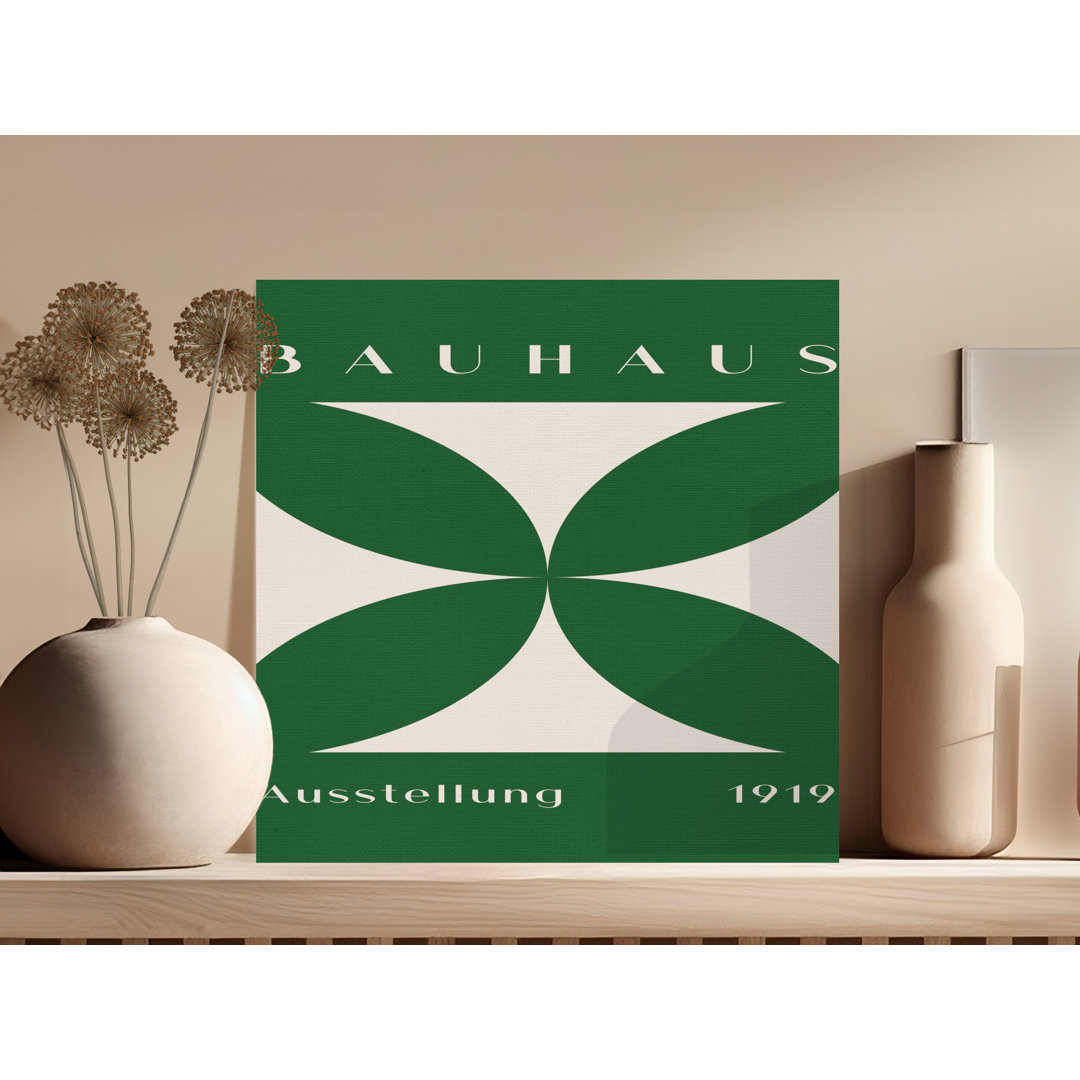 Bauhaus Exhibition 1919 Canvas Wall Art, Gallery Wrapped, Modern Decor, Ready to Hang, Archival Quality, Geometric Print