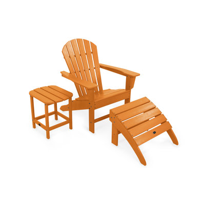 POLYWOOD South Beach Adirondack 3-Piece Set