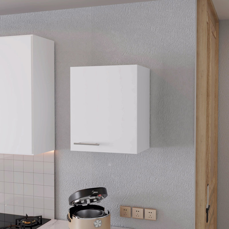 Armoire murale avec 1 porte, Blanc