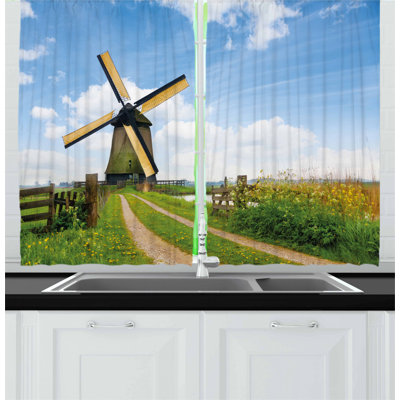 Pointed Kitchen Curtain