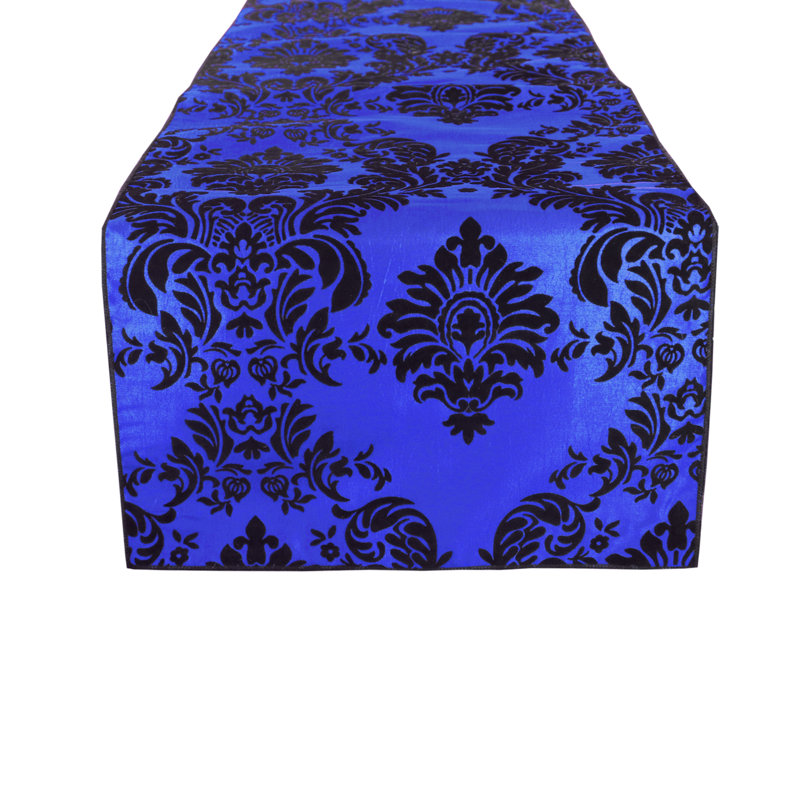 Batum, 72" x 12", Black/Royal Blue