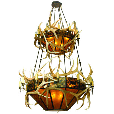 Rustic Lodge 22 - Light Chandelier