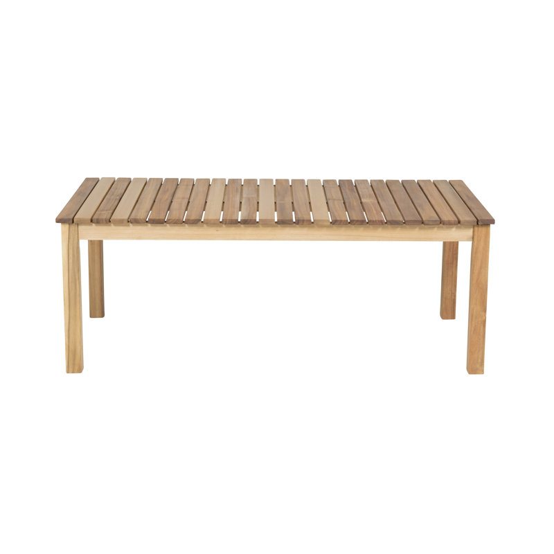 Charvi Rectangular Acacia Outdoor Coffee Table , 120cm cm W 60cm cm D