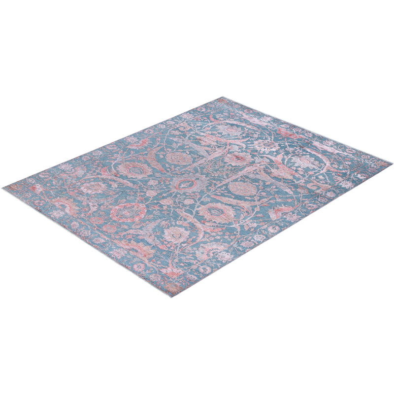 Overdyed One-of-a-Kind 8' 1" X 10' 4" Hand Knotted Area Rug