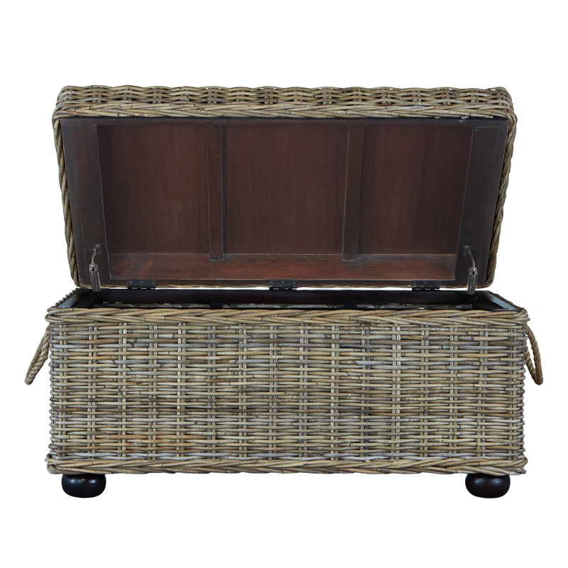 Kubu Rattan Wicker Storage Trunk