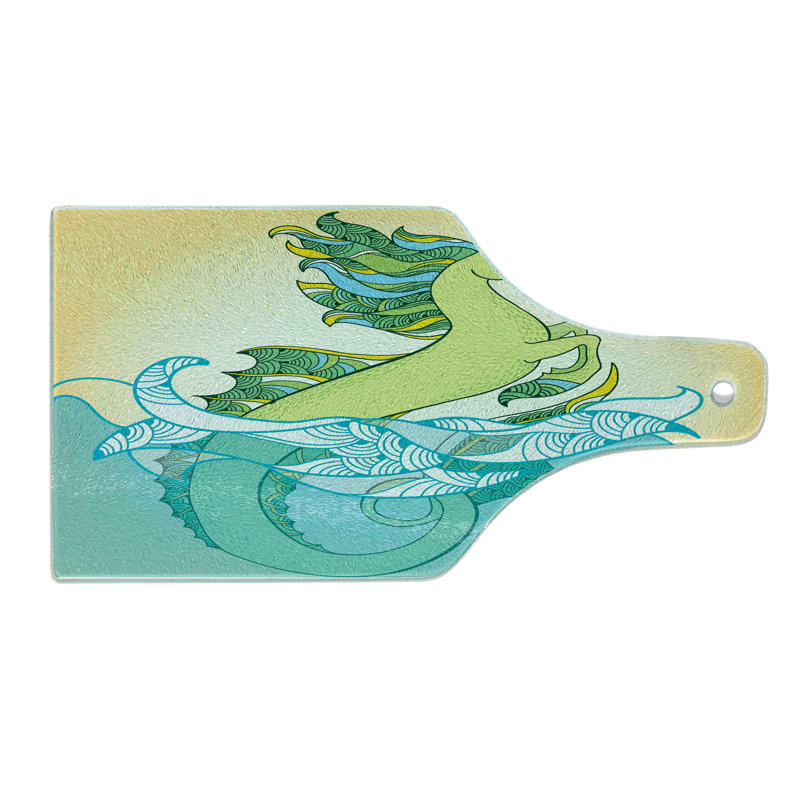 Planche à découper en verre trempé Ambesonne