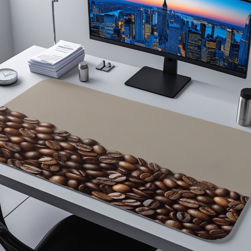 Polyester Desk Pad, 14.4x12.1