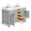 Ensemble de meuble-lavabo double 61 po Abbate-85364210