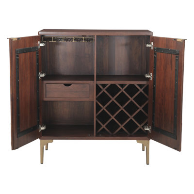 Solid Wood Bar Cabinet