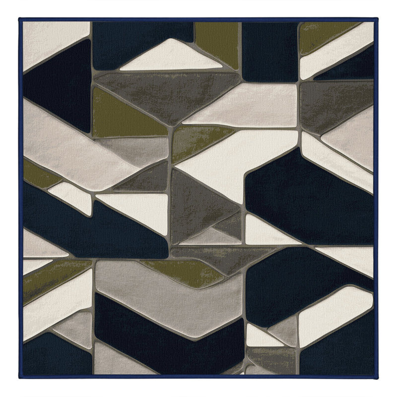Cosmic Flares Rug, Square 6'