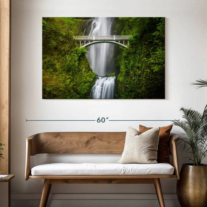 Alvord Multnomah Falls Bridge, 32" H x 48" W
