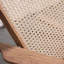 Chaise berçante en bois massif danois