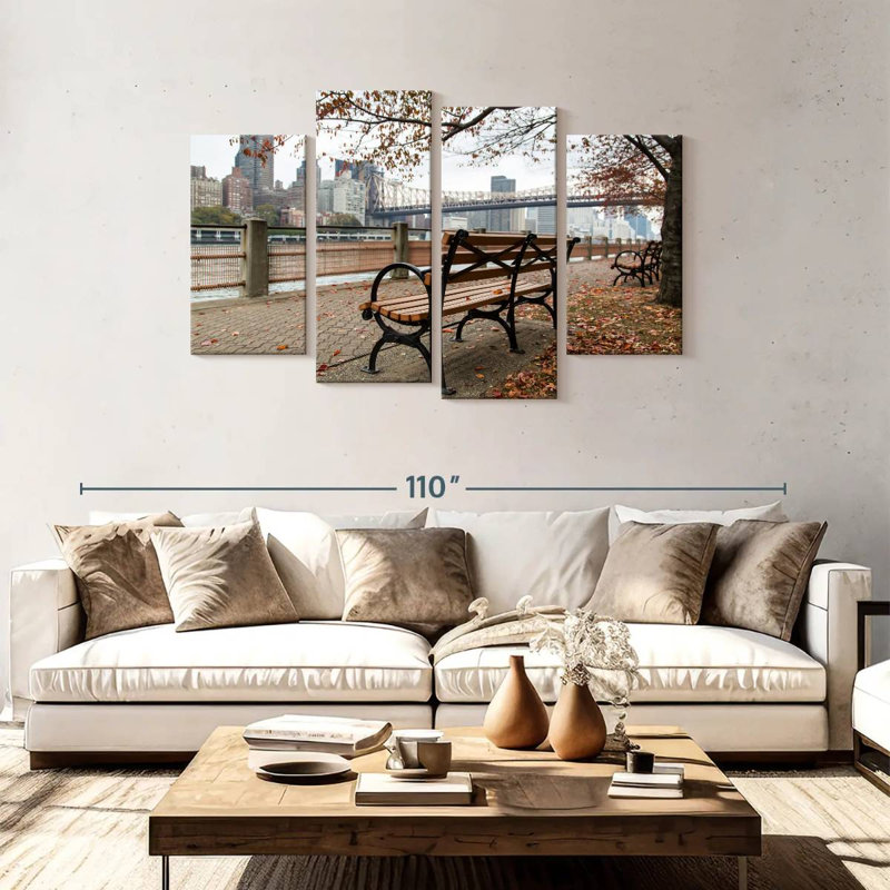Banc de parc Sireci NYC, H 48 po x l 75 po