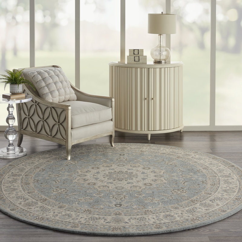 Living Treasures Oriental Wool Area Rug, Round 239cm