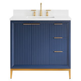 Bungalow 36" Freestanding Standard Single Bathroom Vanity with Top