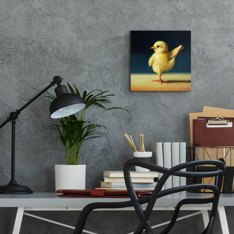 «Yoga Chick Dancer II» par Lucia Heffernan, H 12 po x l 12 po x P 0,13 po