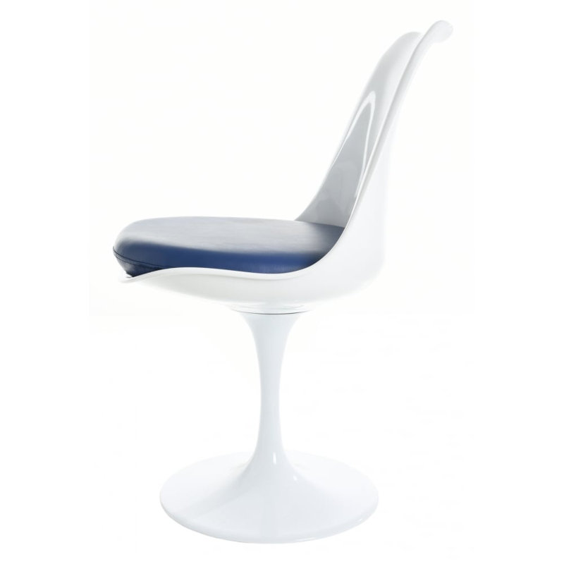 Pollard 119.38 cm H Upholstered Dining Chair, Blue