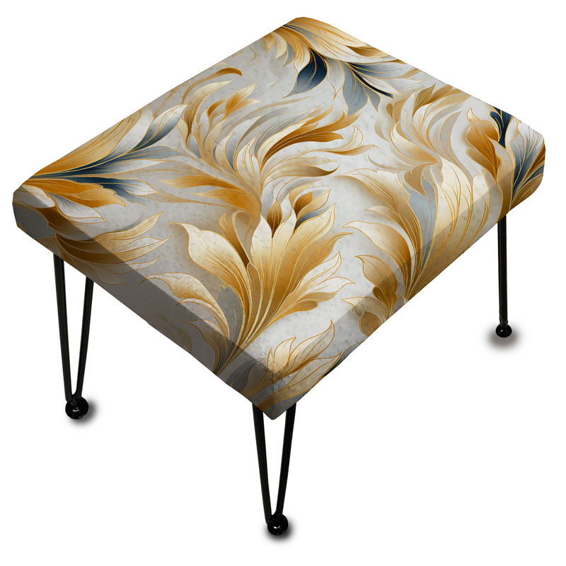 Ikat royal rêverie royale - repose-pieds rectangulaire Ikat