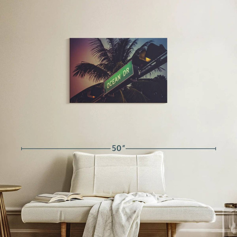 Ravi Miami Ocean Drive, H 20 po x l 30 po