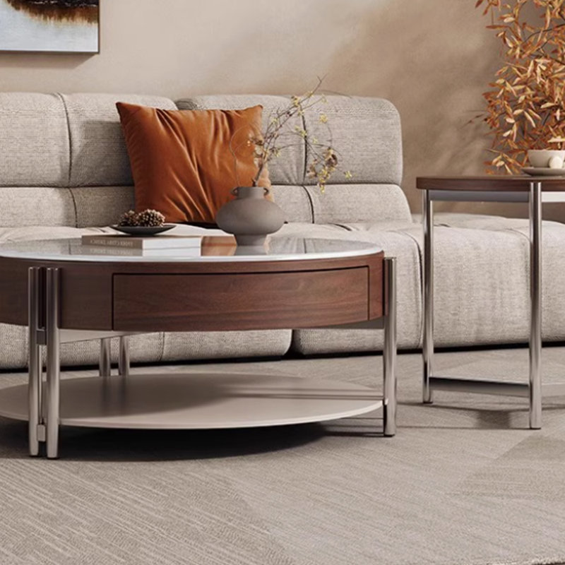 Combinaison de table basse au design minimaliste