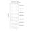 8 Tiers Tall Rectangular Acrylic Floorstanding Shoe Rack Shoe Storage Shelf For Entryway Clear-20439784
