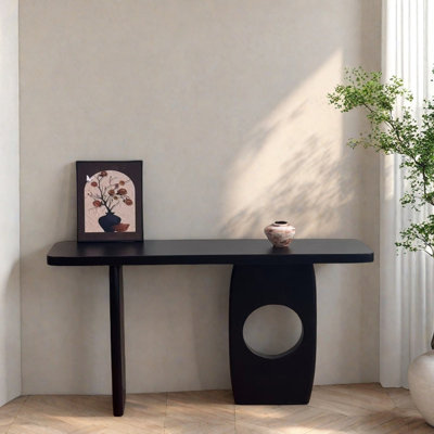 Solid Pine Wood Console Table