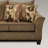 Camero Cafe Fabric Pillowback Loveseat With Textured Upholstery And High-Density Cushions For Comfortable Seating-405495625