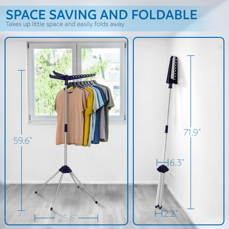Plastic Laundry Room Organizer, Navy
