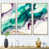 Toile naturelle avec cadre flottant