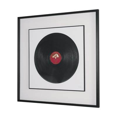 Disque de Deborah Revell, reproduction d'art encadrée à la main mat sous verre
