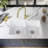 32'' L Double Bowl Fireclay Kitchen Sink