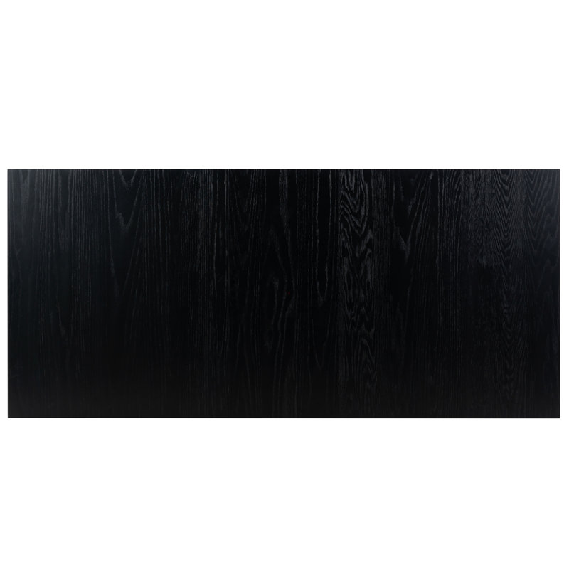 Desmond Extendable Wood Dining Table, Black