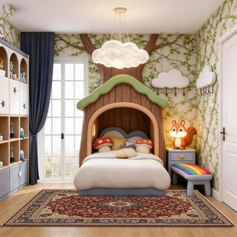 Oriental Pattern Area Rug, Soft And Lightweight, Suitable For All Seasons, Easy To Maintain And Easy To Clean, Machine Washable Carpet Floor Mat, Suitable For Living Room, Bedroom, Dining Room, Hallway, Balcony, Room Decor, Home Decor, Outdoor Decor