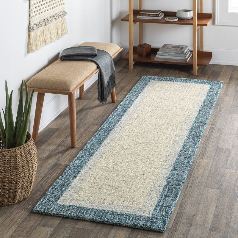 Tapis géométrique en laine touffeté à la main Renne, Rectangle 2 pi x 3 pi