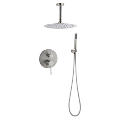 Pomme de douche à pluie avec ensemble combiné de poche
