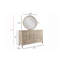 Commode avec miroir décoratif Fremont