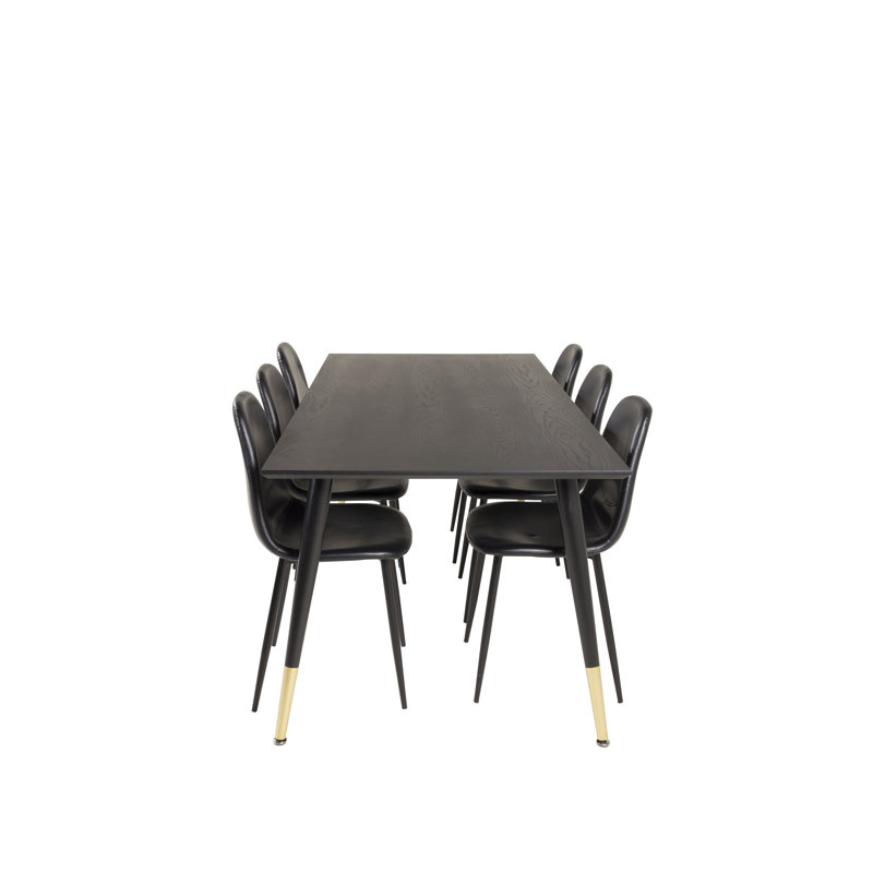 Azmar 6 - Person Dining Set