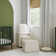 Olive Swivel Glider with Ottoman