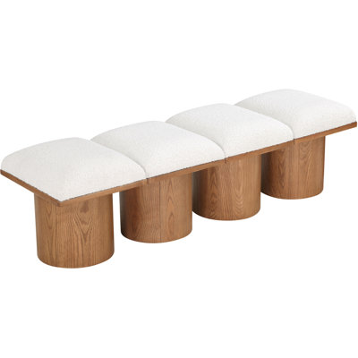 Horatia Boucle Upholstered Bench