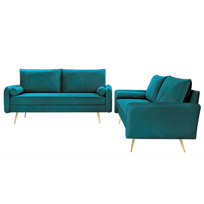 2 - Piece Velvet Living Room Set
