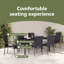 Garden Dining Set 7 Pcs PE Rattan-1914482614