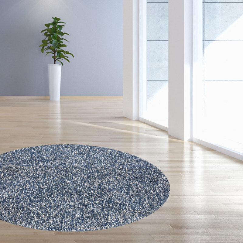 Kinka Abstract Indoor Rug, Round 6'