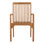 Ashdown Teak Wood Outdoor Arm Chair