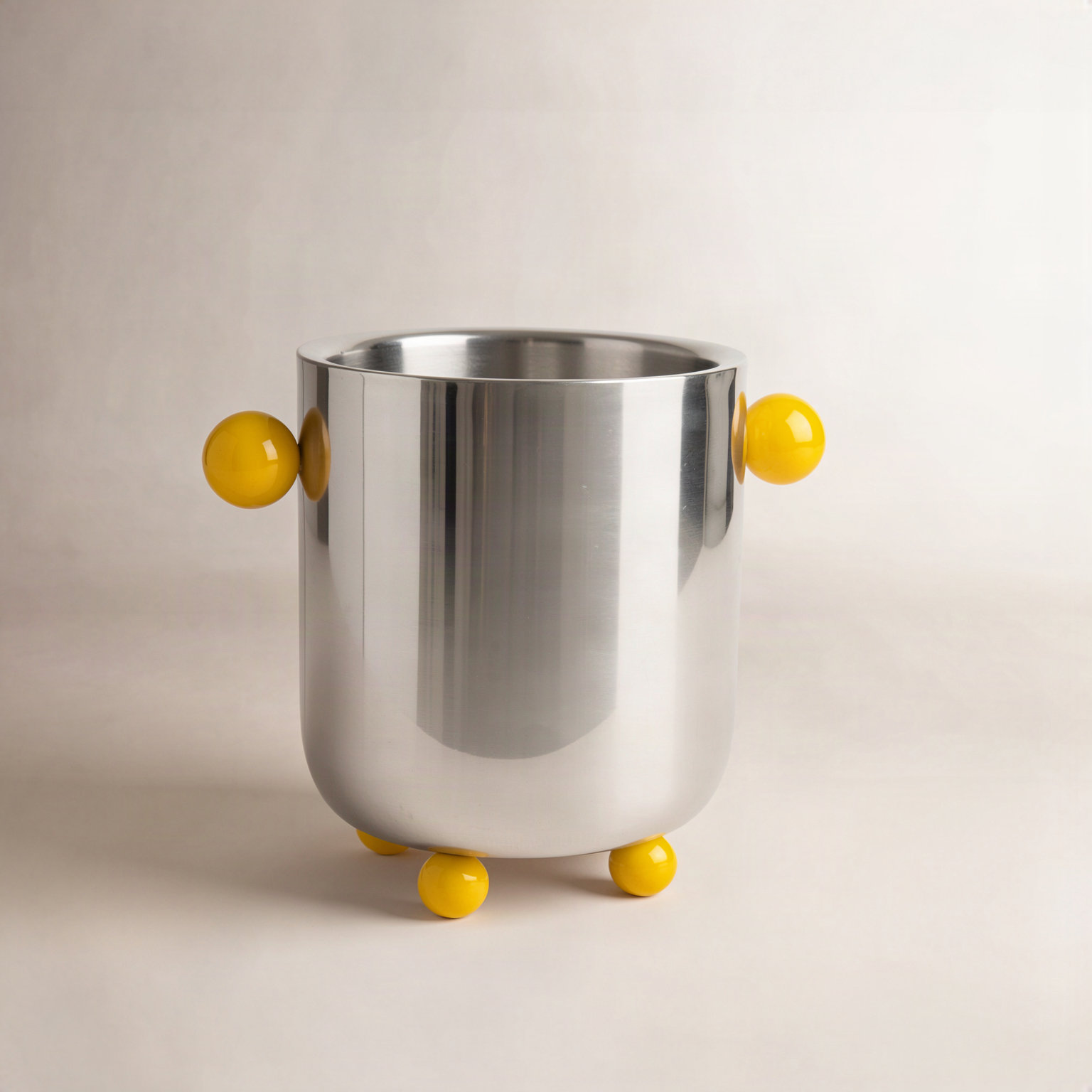Stainless Steel Ice Bucket with Handles