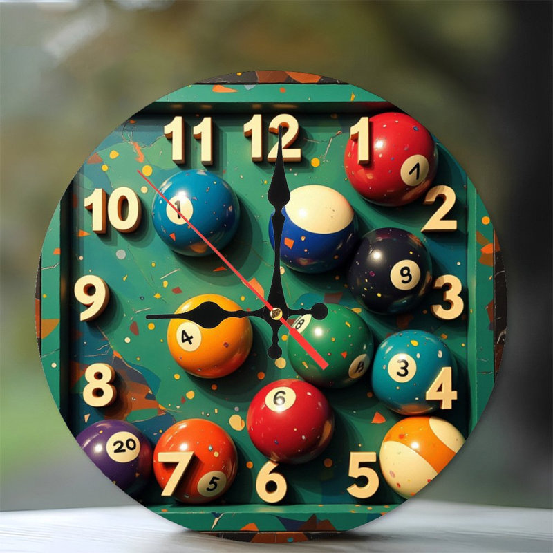 Ensemble de boules de billard avec numéros 1 à 15
