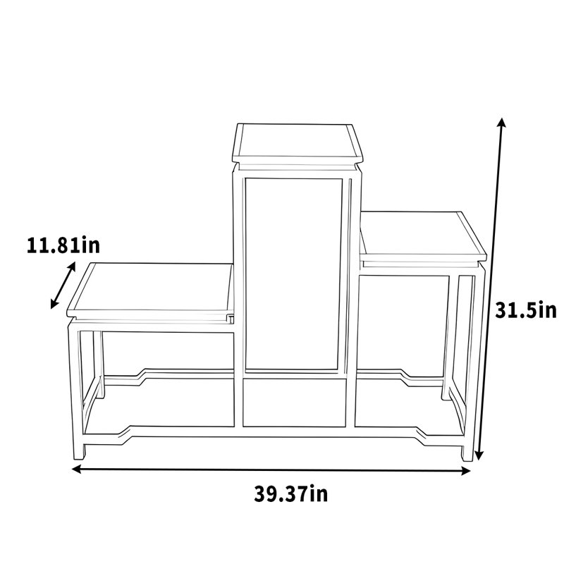 Jardinière en alliage d'aluminium