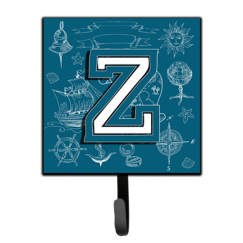 Porte-laisse et crochet mural sea doodles, Z